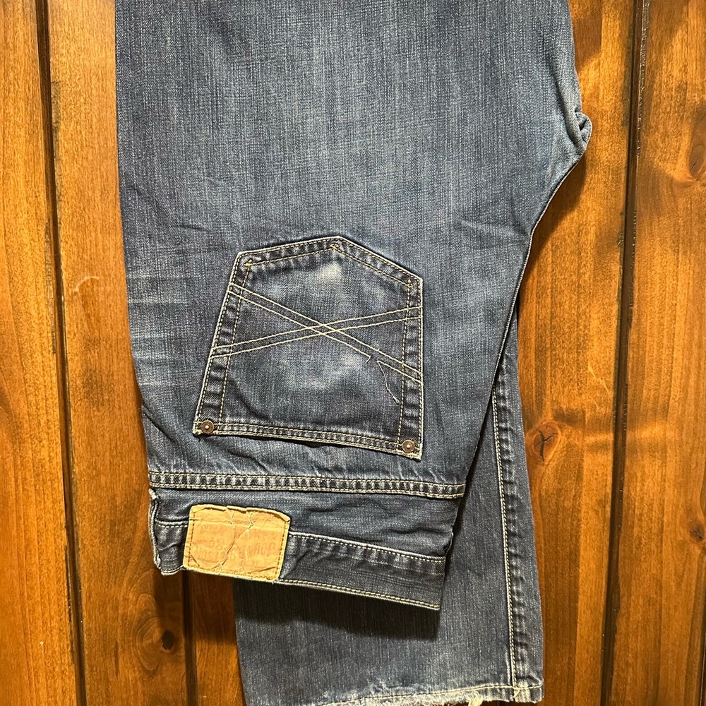 Stetson jeans size 38/32 worn and slightly worn bottom but not bad